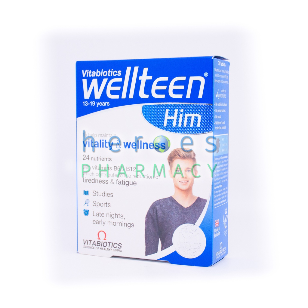 Vitabiotics - Wellteen Him Multi-Vitamin 30 tablets
