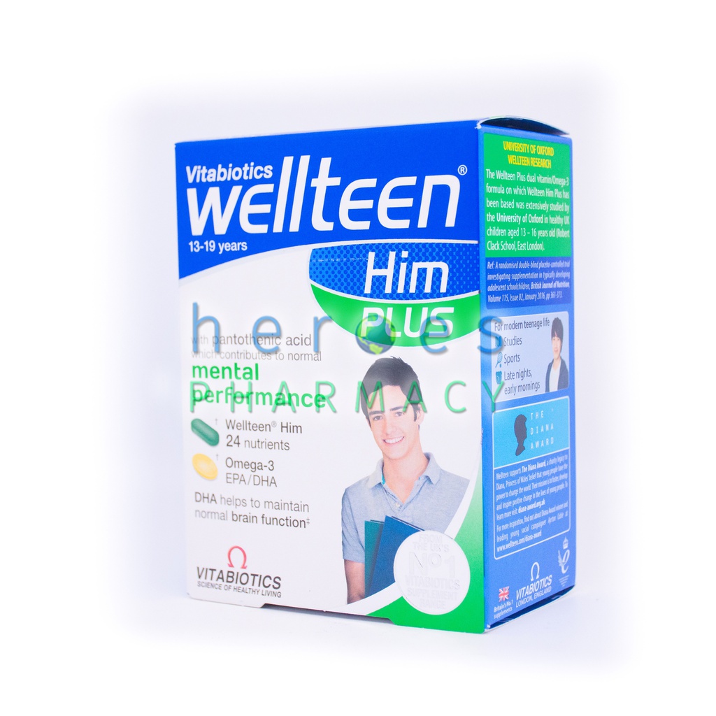 Vitabiotics - Wellteen Him Plus Multi-Vitamin 30 tablets