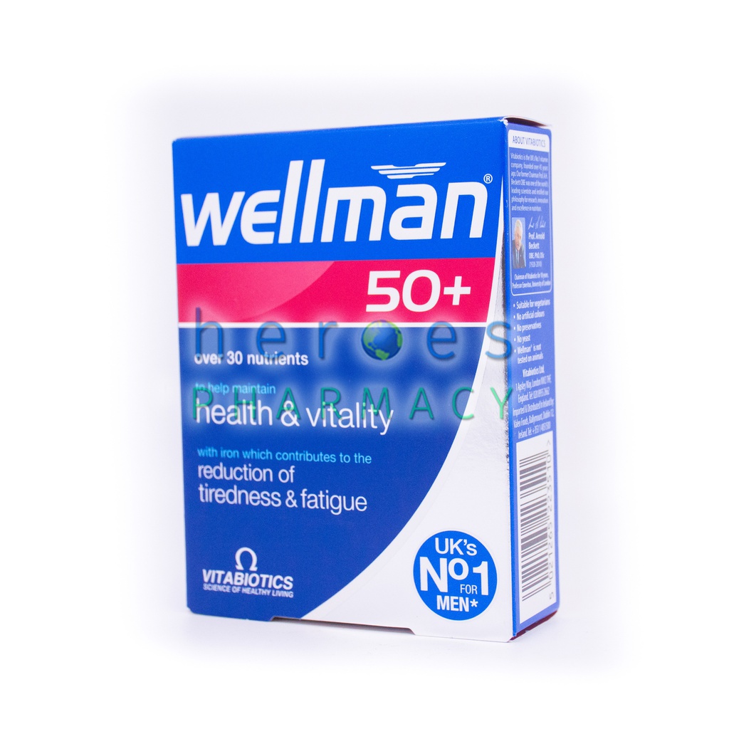 Vitabiotics - Wellman 50+ 30 tablets