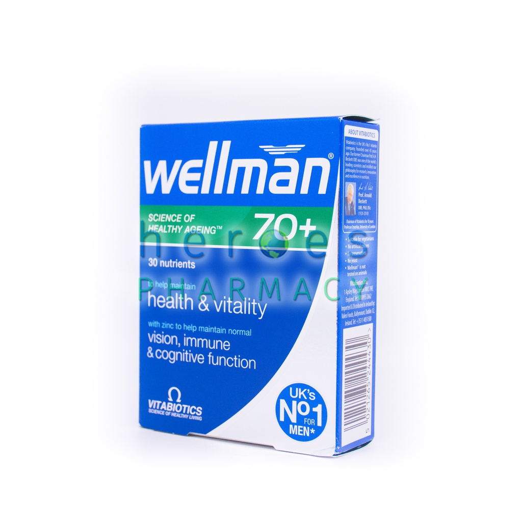 Vitabiotics - Wellman 70+ 30 tablets