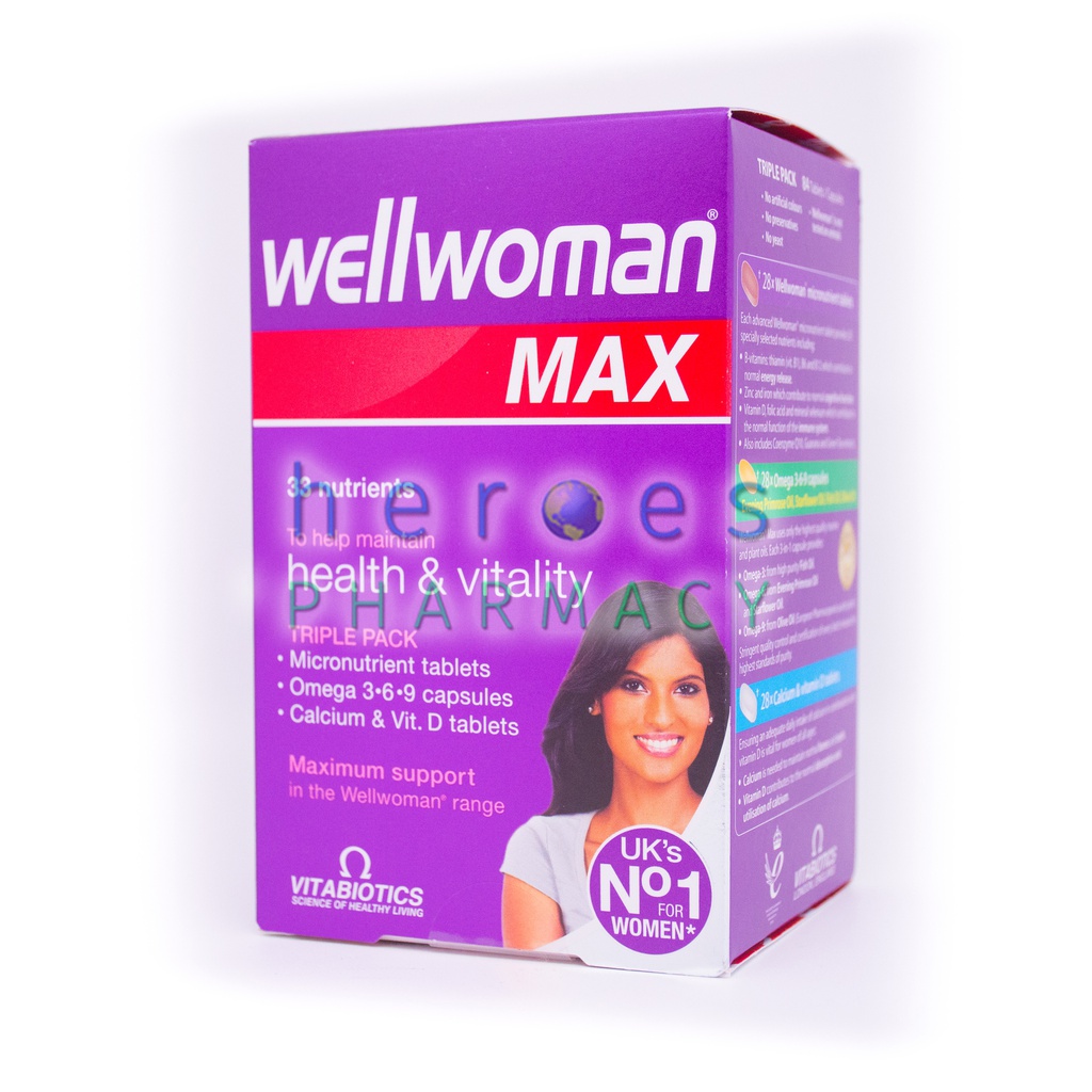 Vitabiotics - Wellwoman Max 84 tablets