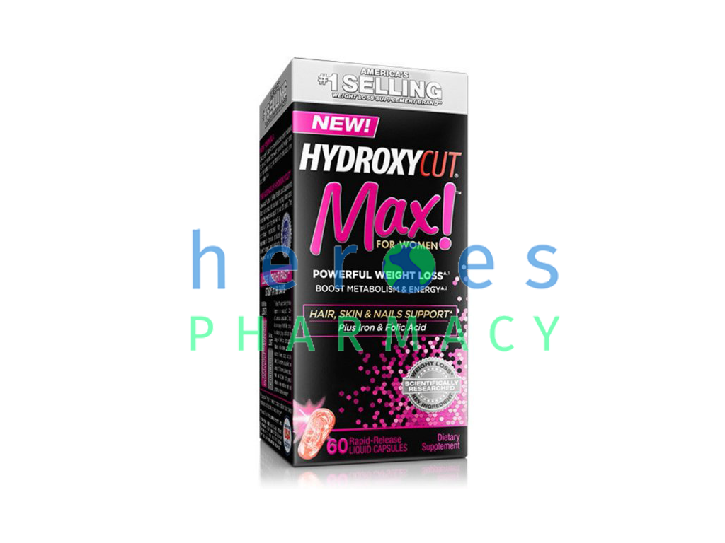 Hydroxycut Max Women - Hair Skin & Nails Support 80 capsules