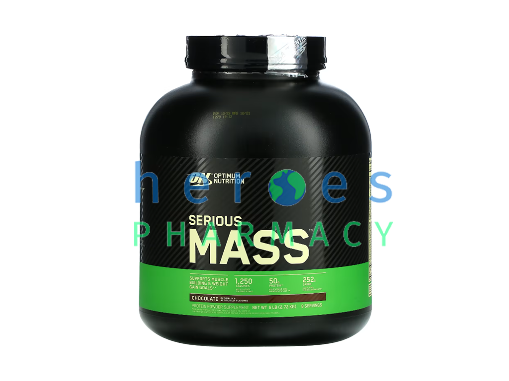 ON Serious Mass Protein Powder Chocolate 6lbs