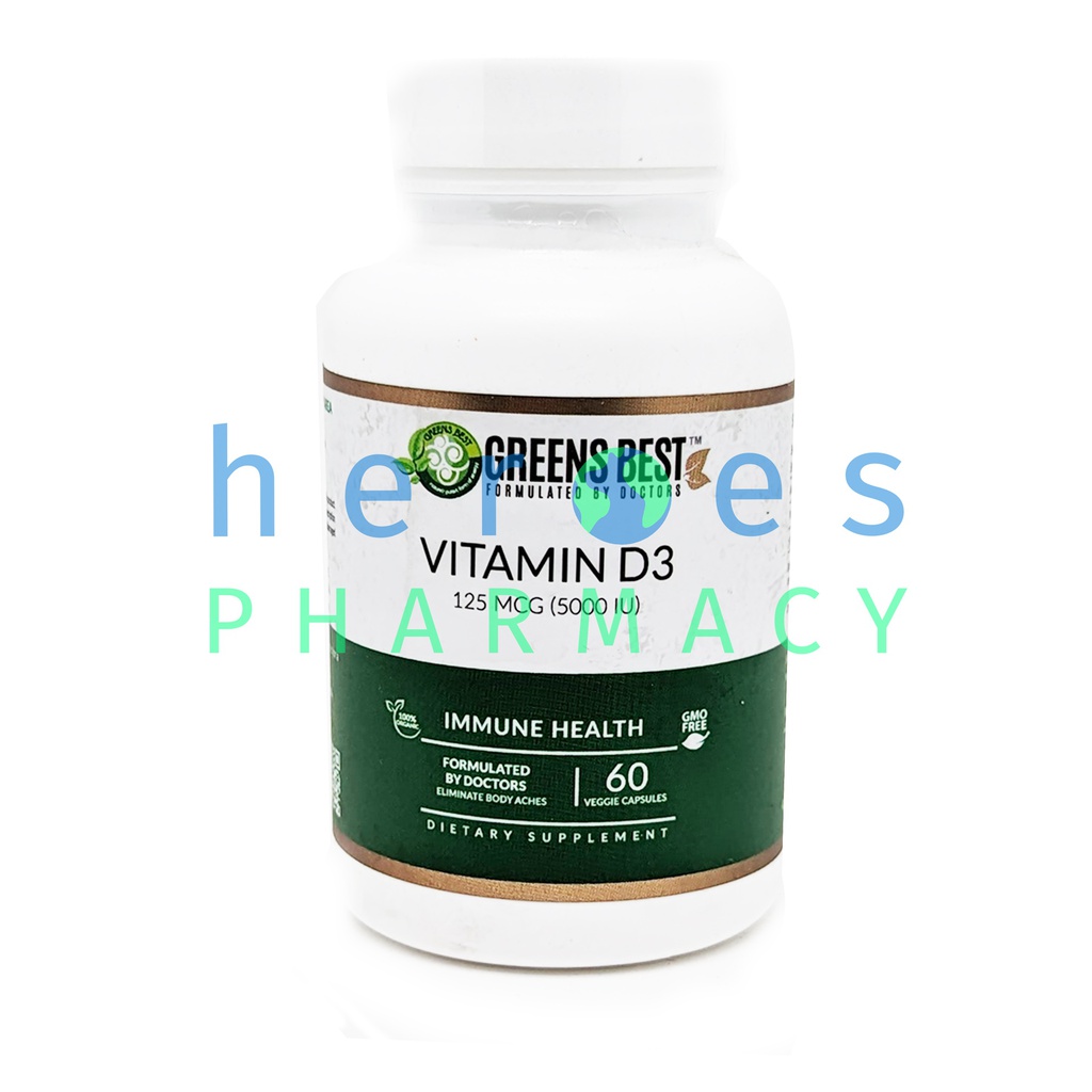 GREENS BEST VITAMIN D3 60S