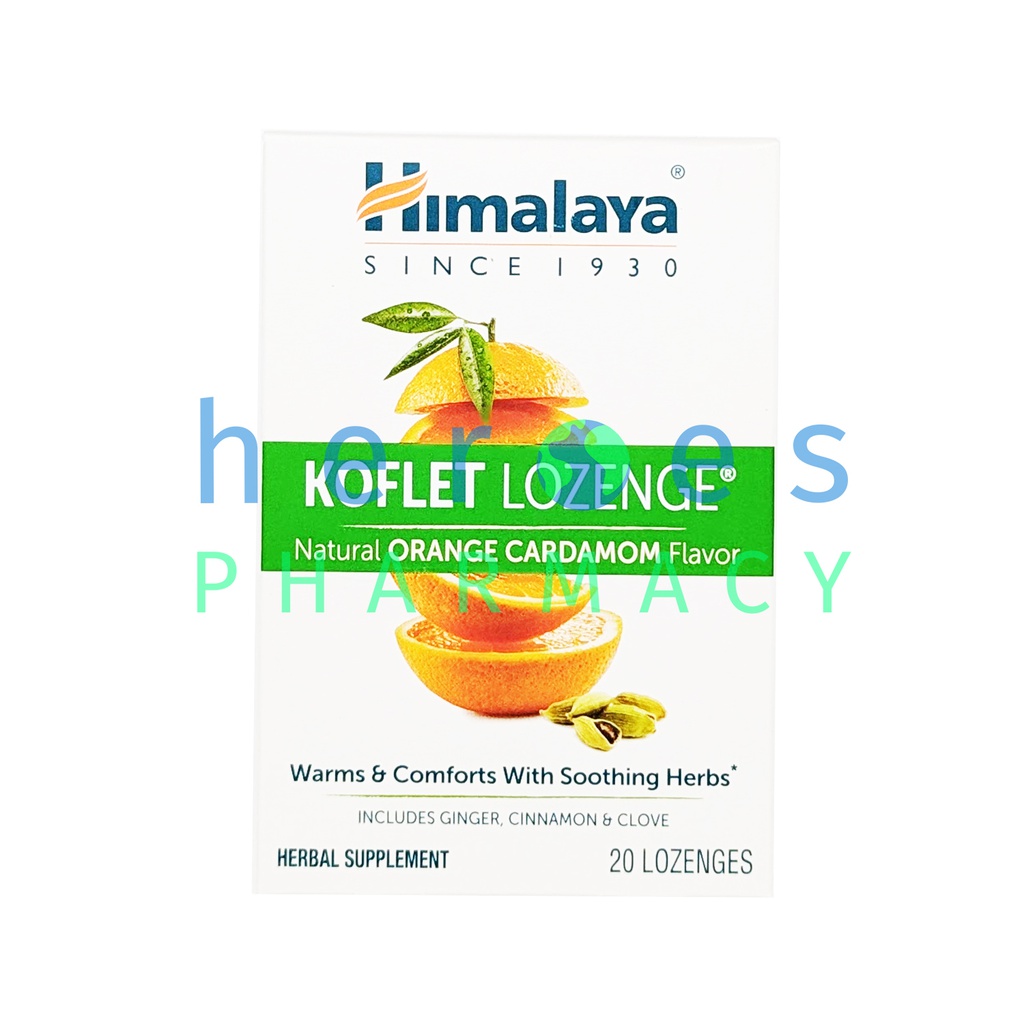 KOFLET LOZENGES ORANGE CARDAMOM 20