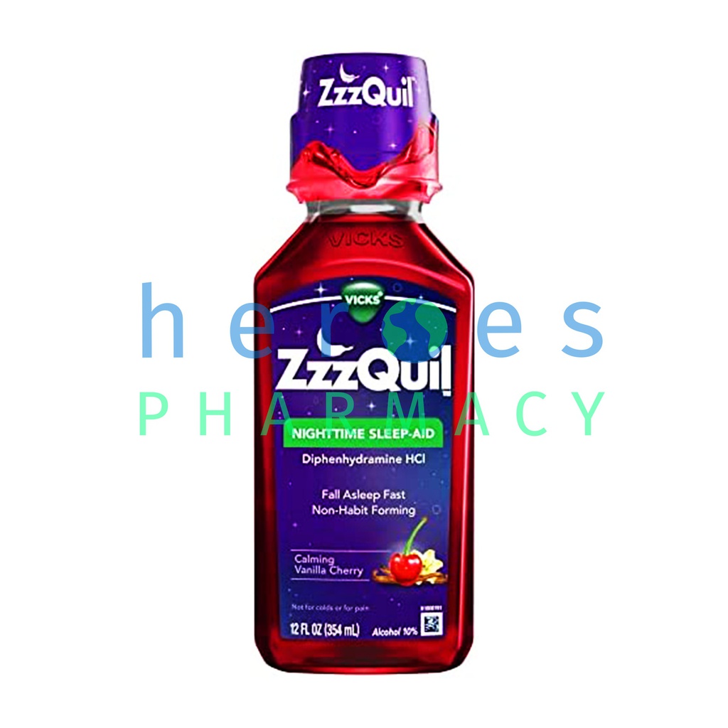 ZZZQUIL 12OZ CALMING VANILLA CHERRY