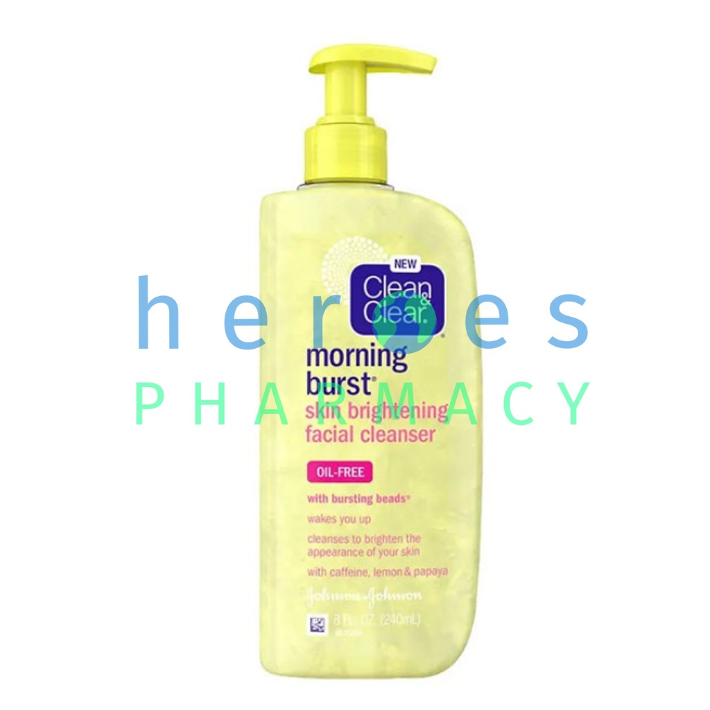 CLEAN & CLEAR MORNING BURST BRIGHTENING FACIAL CLEANSER