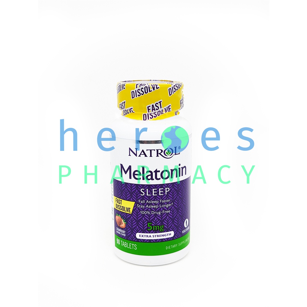 NATROL MELATONIN 5MG TABLETS 90S