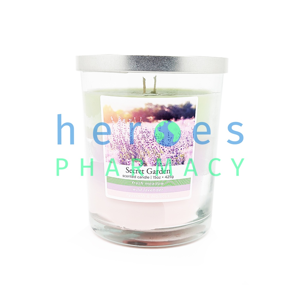 SCENTED CANDLE IN JAR 3 LAYER ASSORTED