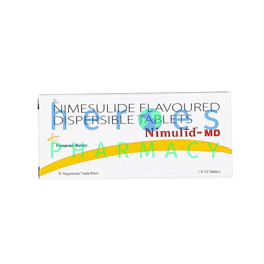 NIMULIP MD DISPERSIBLE TABS 10S