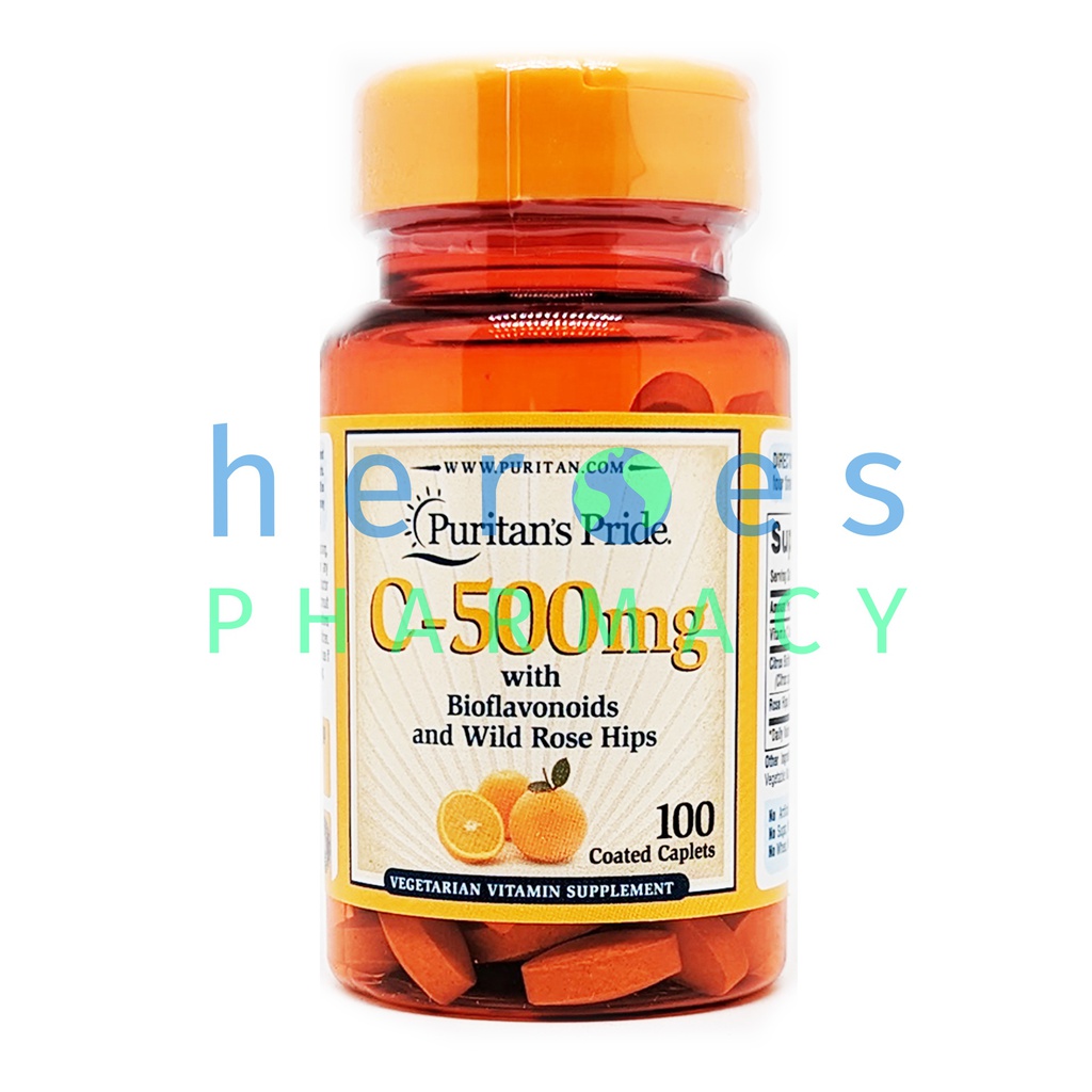 PURITAN PRIDE VITAMIN C 500MG WITH ROSEHIP