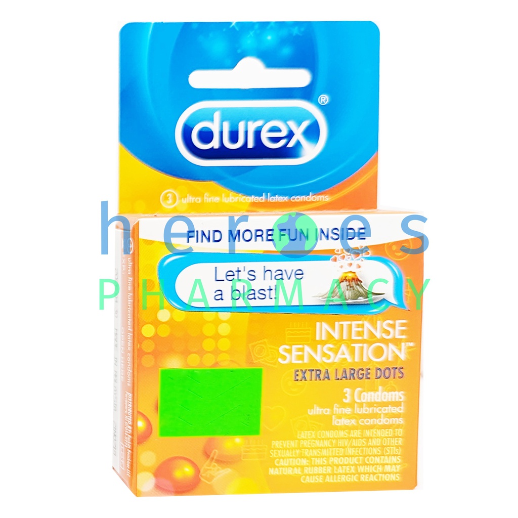 DUREX INTENSE SENSATION CONDOMS