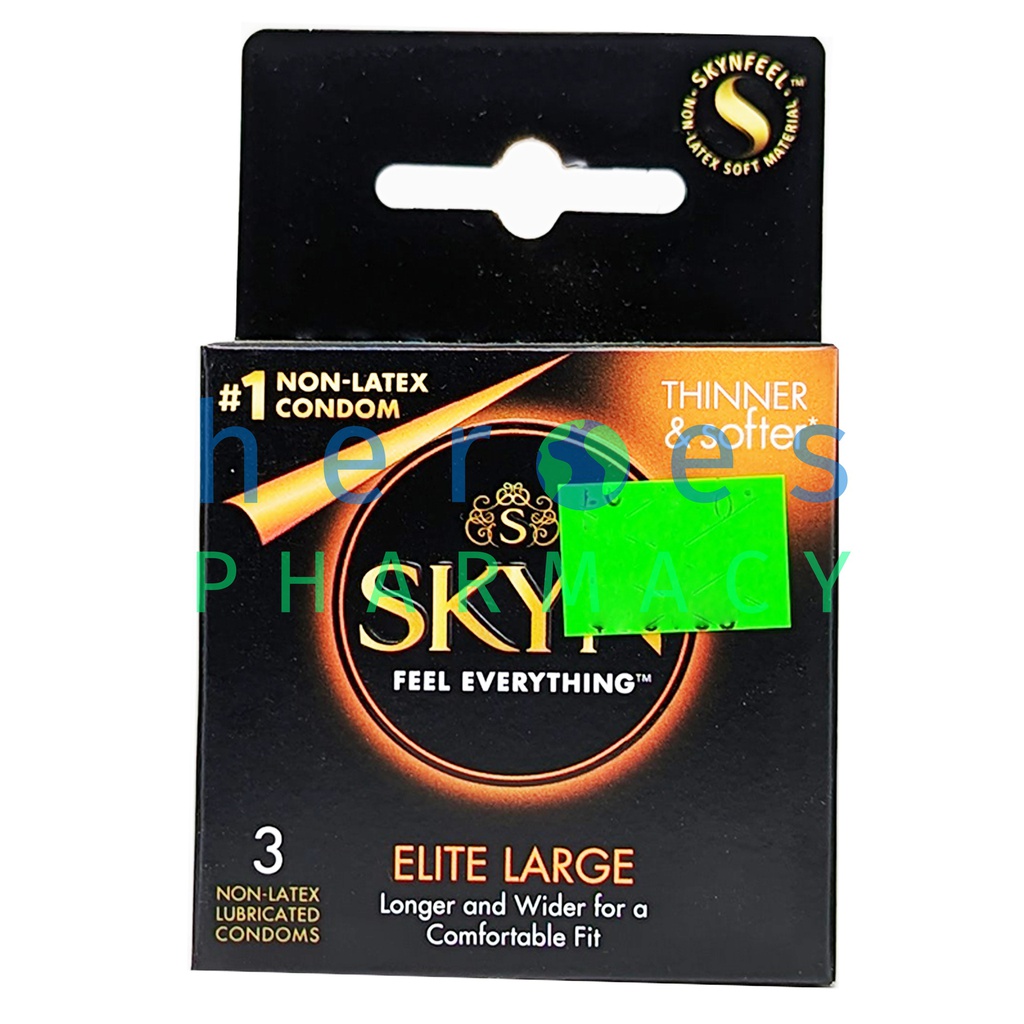 LIFESTYLE SKYN LARGE CONDOMS 3PK