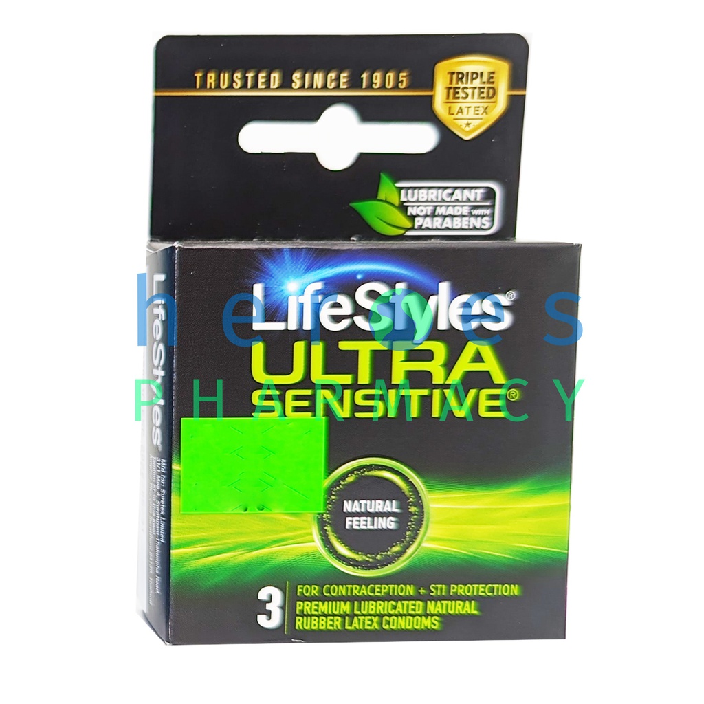 LIFESTYLES ULTRA SENSITIVE 3PK