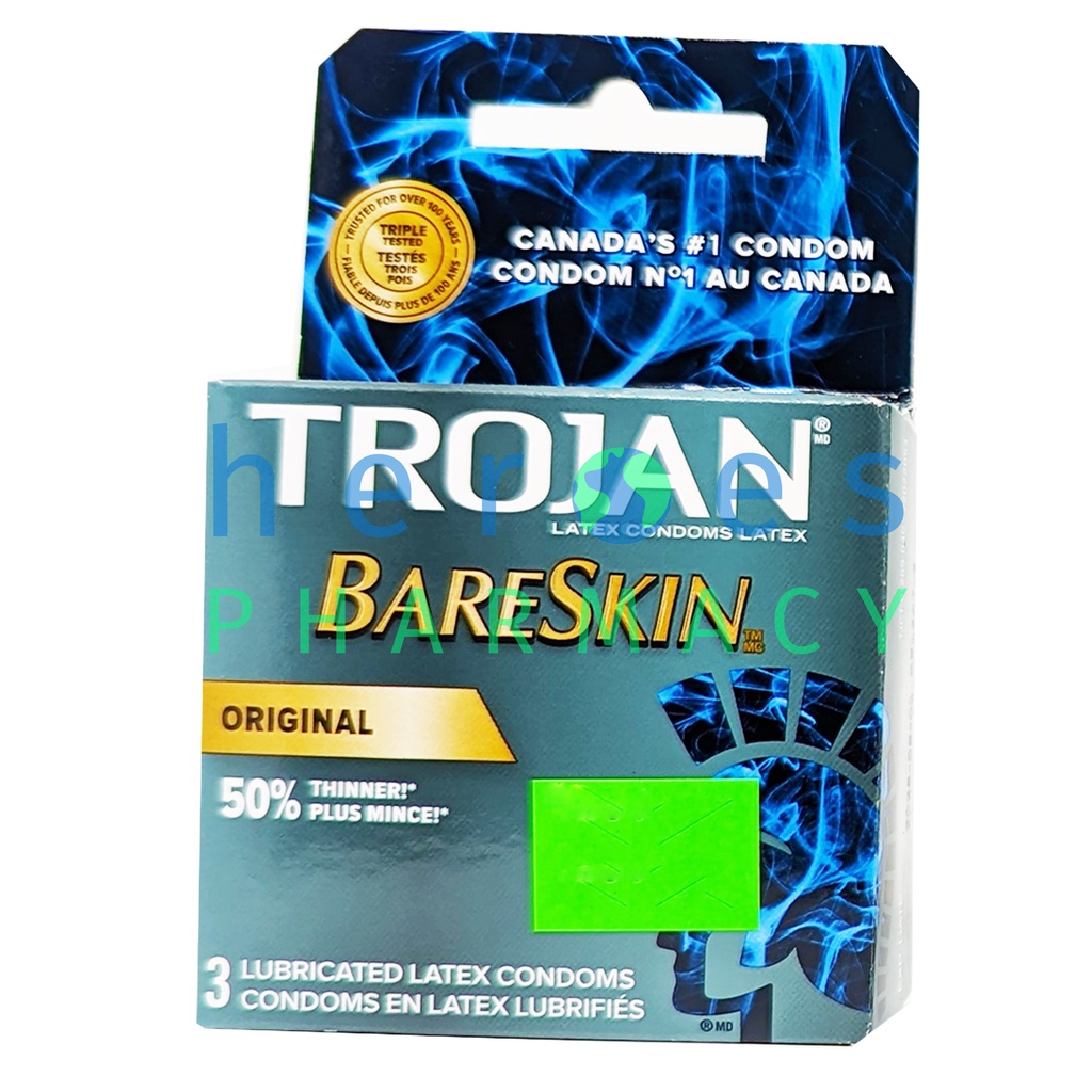 TROJAN BARESKIN CONDOMS 3PK