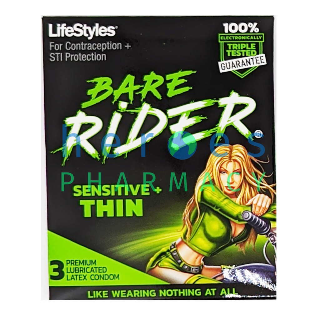 BARE RIDER CONDOMS 3PK *