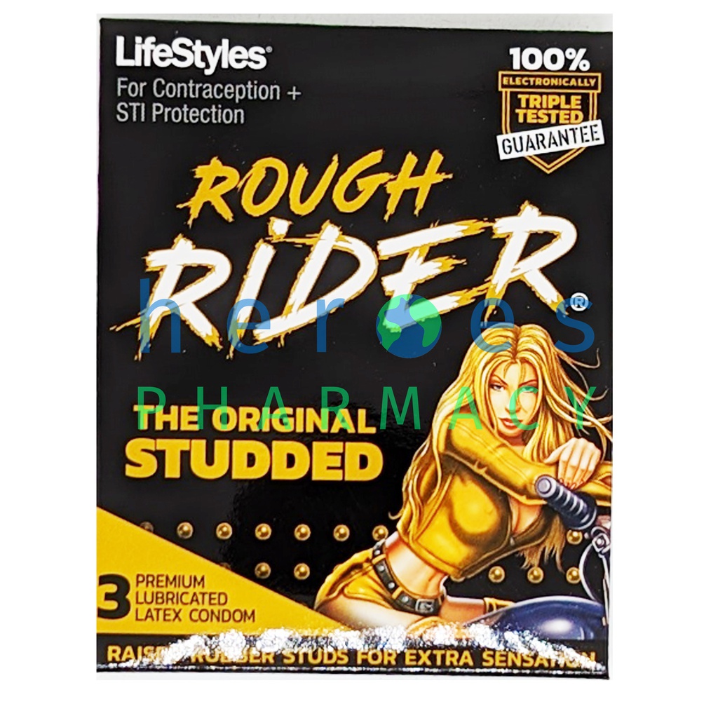 ROUGH RIDER STUDDED 3PK