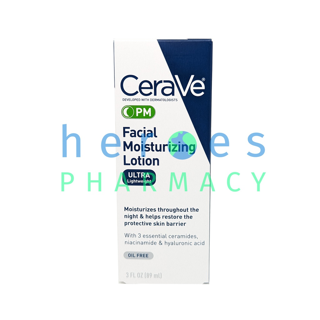 CeraVe - Facial Moisturizing Lotion PM Oil Free 3oz