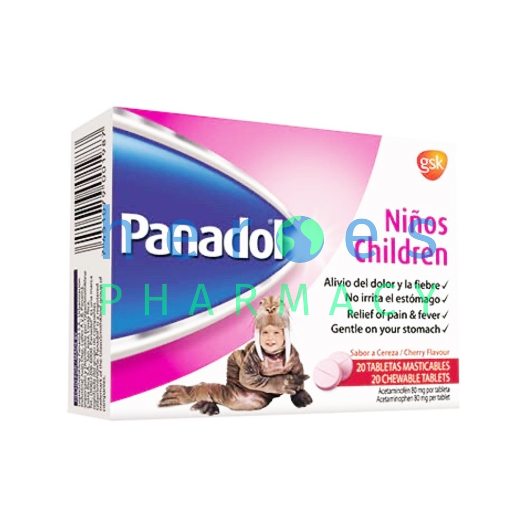 Children Chewable Panadol 20s