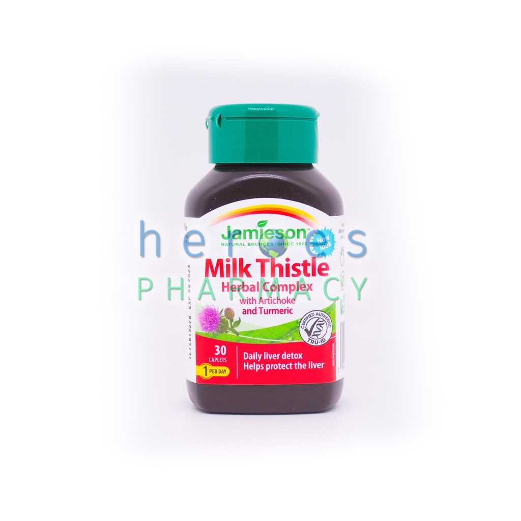 Jamieson - Milk Thistle Herbal Complex 30caplets