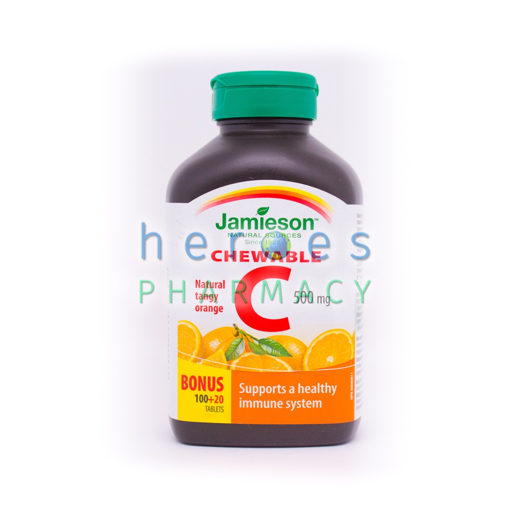 Jamieson - Chewable Vitamin C 500mg 120 tablets