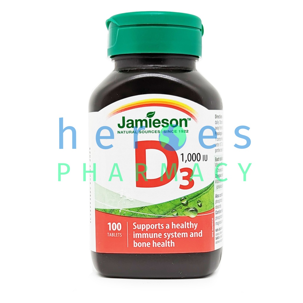 Jamieson - Vitamin D3 1000IU 100 tablets