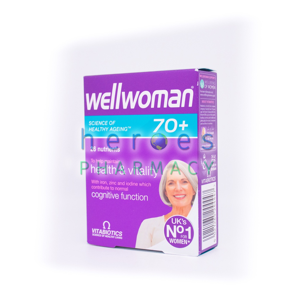Vitabiotics - Wellwoman 70+ 30 tablets