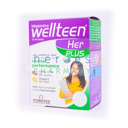 [919] Vitabiotics - Wellteen Her Plus Multi-Vitamin 30 tablets