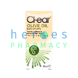 [7484] CLEAR OLIVE OIL EAR DROPS 15ML
