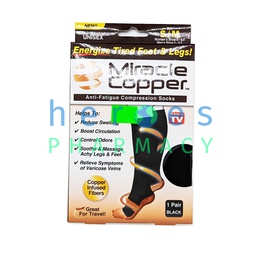 [5126] MIRACLE COPPER COMPRESSION SOCKS S/M