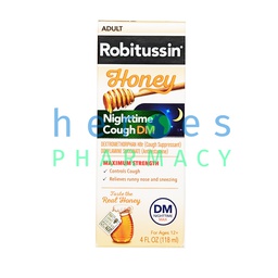 [9124] ROBITUSSIN DM NIGHT HONEY 4OZ