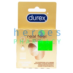 [2654] DUREX REAL FEEL CONDOM 3PK