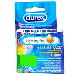 [1426] DUREX PLEASURE CONDOMS 3PK